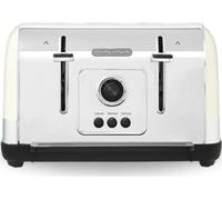 MORPHY RICHARDS Venture 240132 4-Slice Toaster - Cream, Cream,Silver/Grey