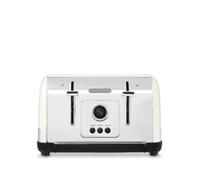 Morphy Richards Venture Cream 4 Slice Toaster - Defrost Setting - High Lift Feature - 240132