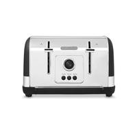Morphy Richards Venture Black 4 Slice Toaster - Defrost Setting - High Lift Feature - 240131