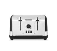 Morphy Richards Venture Black 4 Slice Toaster - Defrost Setting - High Lift Feature - 240131