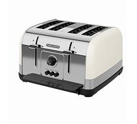 Morphy Richards Venture Cream 4 Slice Toaster - Defrost Setting - High Lift Feature - 240132