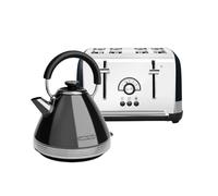 Morphy Richards Venture Kettle and Toaster Set (Onyx)