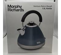 Morphy Richards Venture Retro 1.5L Kettle - Basalt Blue - New / Sealed