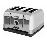 MORPHY RICHARDS VENTURE RETRO 4 SLICE TOASTER WIDE SLOTS WHITE 240332