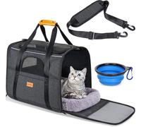 Morpilot Cat Carrier Airline Approved Pet Carrier up to 7kg Portable Dog Hand B