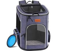 Morpilot® Cat Carrier Backpack, Foldable Pet Carrier Backpack for Cats and Sma
