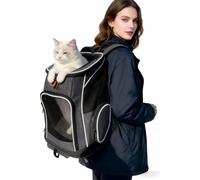 Morpilot® Cat Carrier Backpack, Foldable Pet Carrier Backpack for Cats & Small