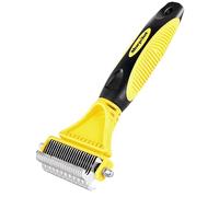 Morpilot Dog Brush Cat Brush Grooming Comb, 23+12 Double Sided Undercoat Rake Dematting Deshedding Tool for Long Hair Pets Cat Dog Slicker Shedding Brushes Efficiently Reduces Hair Loss by up to 90%