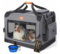 Morpilot Dog Transport Box Foldable Robust 81 x 58 x 58 cm Breathable Transport Bag Pet Transport Box Dog Carrier