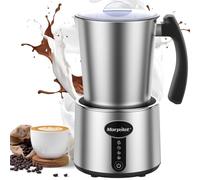 Morpilot Electric Milk Frother, 500 ml, 650 W, Milk Frother, Dishwasher Safe for Hot and Cold Milk Foam and Chocolate, Non-Stick Coating, Stainless Steel