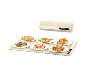 Morpilot Electric Warming Tray with Adjustable Temperature, 6 in 1 Food Warmer for Parties Features Foldable Design & Fast Heating, Warming Plate for Buffet, Family Gatherings, Sabbath, Holidays