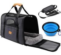morpilot Pet Carrier Bag, Portable Cat Carrier Bag Top Opening, Removable Mat and Breathable Mesh, Foldable Cat Carrier Transport Bag for Dogs and Cat