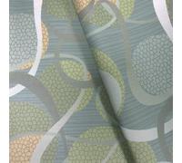Morprint Vinyl Leatherette FR Crib 5 Upholstery Fabric, Celebration & Amulet Ranges, 137cm Width, Contract-Grade, Sold by the Metre (Celebration Steel Grey, Sample (15cm x 15cm))