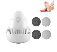 Morrat Foot Grinder, Electric Foot Callus Remover, Automatic Electric Foot Grinder Skin Hard Rupture Trimmer Dead Skin, with Built-in Vacuum/ 2 Grinding Heads (1+4)