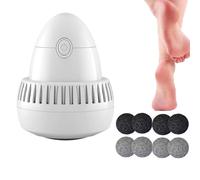 Morrat Foot Grinder, Electric Foot Callus Remover, Wireless Portable Electric Foot Grinder, Adjustable Speed Pedicure Tools for Feet Dead Skin (1+8 Replace Head)