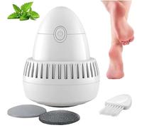 Morrat Foot Grinder, New Electric Foot Callus Remover, Cordless Portable Foot File with Built-in Vacuum for Dead/Dry Skin (6 Grinding Heads)