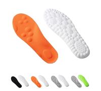 Morrat Insole, Soft 4d Cloud Technology Insole, Memory Foam Insoles Shock-Absorbing Foot SupportInsoles for Women Men(Orange,39-40)