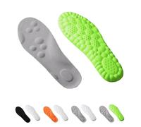 Morrat Insole, Soft 4d Cloud Technology Insole, Memory Foam Insoles Shock-Absorbing Foot SupportInsoles for Women Men(Green,39-40)