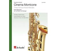 Morricone, Ennio: Cinema Morricone: für 4 Klarinetten (Ensemble) Partitur und Stimmen