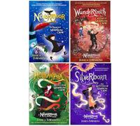 Morrigan Crow Series 4 Books Collection Set by Jessica Townsend (Nevermoor, Wundersmith, Hollowpox & Silverborn)