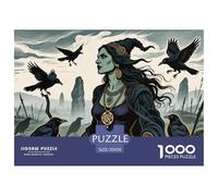 Morrígan Jigsaw Puzzle Waterproof 1000 Piece Puzzles for Adults Gifts Challenging And Brainteasing Games