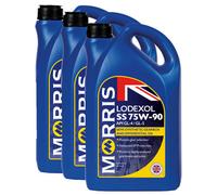 Morris 75W90 Semi Synthetic Gear Oil Manual Transmission Fluid Api Gl4/gl5 3X5L