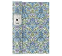 Morris and Co William Morris Spring Thicket Cobalt Roll Wrap 3 m x 70 cm roll wrapping paper