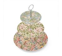 Morris & Co 3 Tier Cake Stand Strawberry Thief, Honeysuckle, Golden Lily