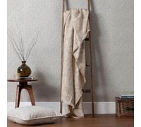 Morris & Co. Acorn Throw - Heritage Faux Mohair Tonal Jacquard Blanket (Linen - 130x170cm)