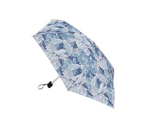 Morris & Co by Fulton Tiny Comapct Umbrella, Acanthus Woad Print UPF50+