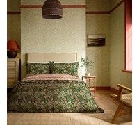 Morris & Co Compton Duvet Cover Set Green Indigo