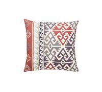 William Morris Crown Imperial Embroidered Cushion 50cm x 50cm, Red