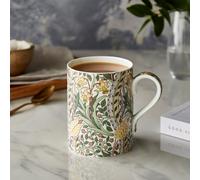 Morris & Co. Daffodil Bayleaf Bone China Mug Multi-Coloured