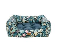 Morris & Co Dog Bed Golden Lily Large Square Soft Fabric Cushion