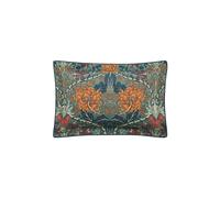 Morris & Co 'Honeysuckle & Tulip' Oxford Pillowcase in Teal