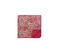 Morris & Co 'Larkspur' Cotton Throw in Red Morris & Co Red