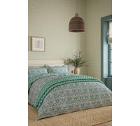 Morris & Co 'Little Chintz' Cotton Percale Duvet Cover Set | Size: Super King Morris & Co Multicolor Super King