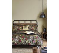 Morris & Co Seaweed Single Duvet Cover Set, Black