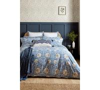 Morris & Co Pimpernel Single Duvet Cover SET, Woad Blue
