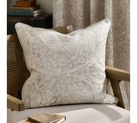 Morris & Co Pimpernel Jacquard Cushion in Cream | Size: 55cm x 55cm