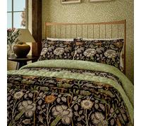 Morris & Co Pink & Rose Single Duvet Cover SET, Blackthorn