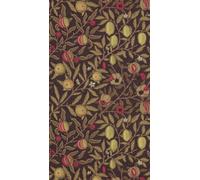 Morris & Co. Pomegranate Brown Floral Wallpaper