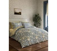 Morris & Co Pure Cotton Trent Bedding Set Blue Mix