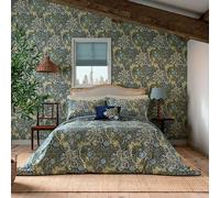 Morris & Co Seaweed Duvet Cover Single Cobalt Thyme