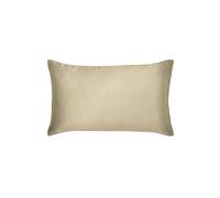 Morris & Co Silk' Standard Pillowcase In Beige Beige Standard Pillow Case