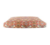 Morris & Co Strawberry Thief Burgundy Large Dog Mattress
