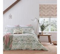 William Morris Strawberry Thief Pair of Standard Pillowcases, Cochineal Pink