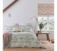 Morris & Co Strawberry Thief Cochineal Pink Bedding Range (Super King Duvet Cover 260cm x 220cm)