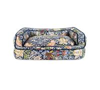 Morris & Co Strawberry Thief Dark Blue Medium Dog Sofa