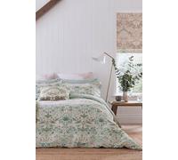 Morris & Co Strawberry Thief Cochineal Pink Bedding Range (Super King Duvet Cover 260cm x 220cm)